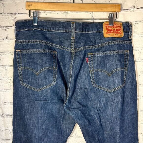 Levi's Men’s Loose Fit Straight 569 Jeans size W36 x L30 - Picture 5 of 8